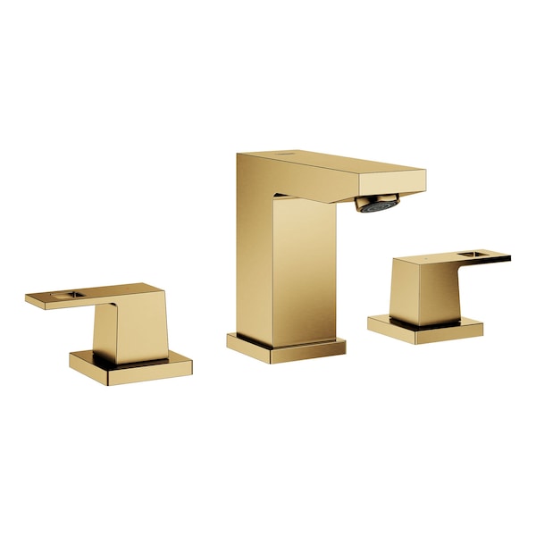 8-in. Widespread 2-Handle S-Size Bathroom Faucet 1.2 Gpm, Gold